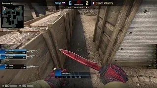 CS GO POV Demo Na'Vi electronic 30 20 vs Vitality de dust2