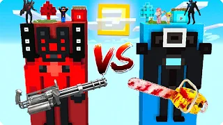 😎ЧАНК ТИТАНА СПИКЕРМЕНА vs ТИТАНА КАМЕРАМЕНА В МАЙНКРАФТ! ШЕДИ ЛЕСКА И НУБИК MINECRAFT