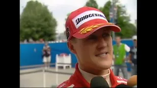 F1 – USA 2005 – Interviews during and after the race