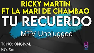 Ricky Martin ft. La Mari De Chambao - Tu Recuerdo (MTV Unplugged) - Karaoke Instrumental