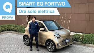 Smart fortwo EQ 2020: bastano 147 km di autonomia in città?