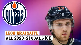 Leon Draisaitl (#29) All 31 Goals of the 2020-21 NHL Season