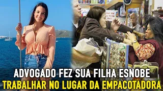 Advogado viu sua filha humilhar empacotadora no mercado e trocou elas de lugar