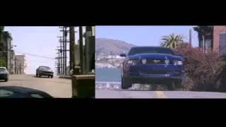 Alcatraz Chase scene/ Bullitt Chase scene Comparison Video