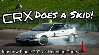 Givin' Her the Ketchup! 🚗💨 JapShow Finale 8/10/2023 Honda CRX attacks the Handling Course Santa Pod