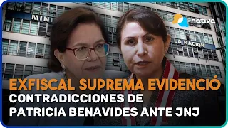 🔴 Exfiscal suprema videnció contradicciones de Patricia Benavides ante JNJ.