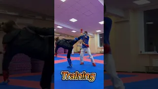 Anzhelika Terliuga training karate wkf #karatetraining #kumite #wkf #karatetechniques #shorts