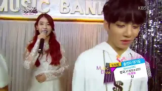 131018 BTS Jungkook & V Interview IU (Music Bank)