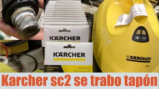 Karcher SC2 válvula de llenado : tapón de seguridad : tapón de presión atascados como evitarlo tips