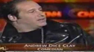 Andrew Dice on CNN & GETS PISSED!!!