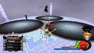 PCSX2 - Kingdom Hearts II Final Mix Hacked Battle (Roxas & Sora's vs. Marluxia) [1080p]