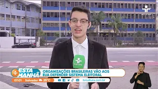 Comitiva vai viajar aos EUA para defender sistema eleitoral brasileiro após discurso de Bolsonaro