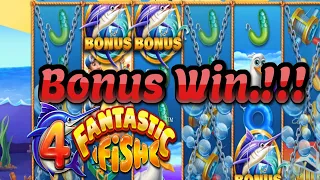 4 Fantastic Fish  - Bonus Win