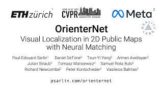 [CVPR 2023] OrienterNet: Visual Localization in 2D Public Maps with Neural Matching