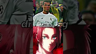 Ronaldo vs Sae #edit #anime #shorts #amvedit #ronaldo #messi #football #bluelock #footballshorts