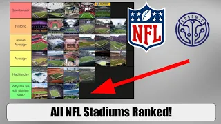 Ranking All NFL Stadiums - Tier Maker Ranking From Worst To Best