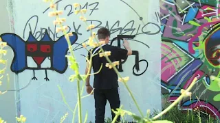 Berlin activists turn Nazi hate graffiti into art