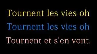 Jean-Jacques Goldman - Tournent Les Violons (lyrics)