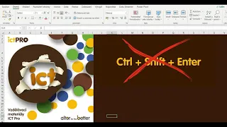 Excel - pokročilé výpočty a dynamické hodnoty aneb Ctrl+Shift+Enter odzvonilo - pozvánka na webinář