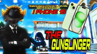 UNLTIMATE AGGRESSION OF GUNSLINGER WITH 24 KILLS RUSH GAMEPLAY | POWER OF IPHONE 15 ​⁠