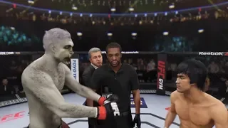 Dead Boy vs. Bruce Lee (EA sports UFC 3) - CPU vs. CPU - Crazy UFC 👊🤪