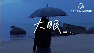 cici_ - 大眠 (治愈版)『都快忘了怎樣戀一個愛，我被虛度了的青春也許還能活過來，說心疼我的更應該明白。』【動態歌詞MV】