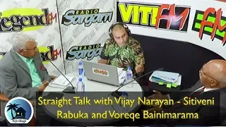 FINAL Straight Talk with FijiFirst Leader Voreqe Bainimarama and SODELPA Leader Sitiveni Rabuka