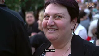 Видео опрос участников митинга правящей партии Грузии: люди не знают, зачем они сюда пришли