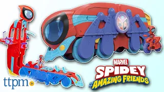 Marvel Spidey and His Amazing Friends Spider Crawl-R from Hasbro Review!