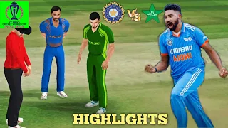 MO.SIRAJ TAKES 4 WICKETS | IND VS PAK ICC WORLD CUP 2023 MATCH HIGHLIGHTS | WCC2