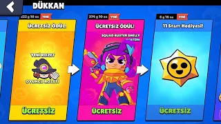 SUPERCELL AÇIKLADI📣 HERKESE ÜCRETSİZ GİZEMLİ KOSTÜM ve ROZET🎁 Brawl Stars