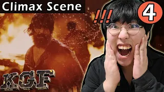 Korean Reacts To KGF CLIMAX SCENE | *KANNADA* | Yash | KGF CLIMAX SCENE REACTION!