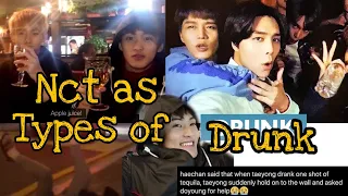 Nct 127 as types of drunk on crack