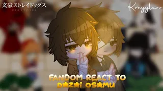 Fandom React To Each Other [Dazai Osamu] ♣︎ (5/6) ♣︎ Credit On Description ♣︎ kreyyluvv