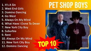 Pet Shop Boys 2023 - 10 Maiores Sucessos - It's A Sin, West End Girls, Domino Dancing, Go West