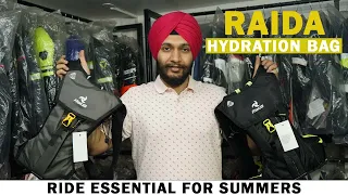 RAIDA HYDRATION BAG || MUST HAVE RIDE ESSENTIALS FOR SUMMER || SUMMER BIKE RIDE HACK ||