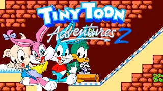 Tiny Toon Adventures 2: Trouble in Wackyland (NES) Playthrough/Longplay (No Damage)