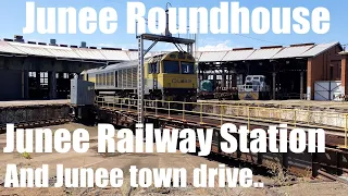 A full 360° Railway Roundhouse and Working Turntable in Australia's Outback