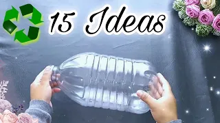 15 MARAVILLOSAS IDEAS para RECICLAR BOTELLAS GRANDES! Organiza tu HOGAR con tus MANUALIDADES / DIY