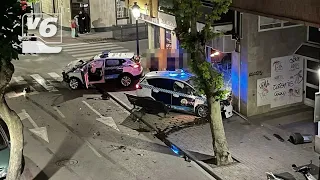 SUCESOS | Colisionan dos coches patrulla de la Policía Local de Albacete