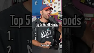 These FOODS ARE THE MOST HATED!! Guessing the Top 5 Most Hated Food! #shorts #hate #top5 #food