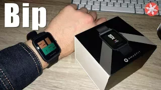 Xiaomi Amazfit Bip. Распаковка дешевых умных часов