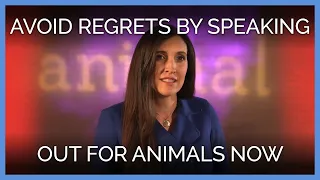 PETA Reveals:  How to Prevent Future Regrets By Speaking Out for Animals Now