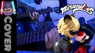 ⚫🎸 Miraculous ladybug opening guitar cover + tablatura