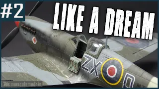 How the model fits together? Building a 1/72 scale Spitfire.
