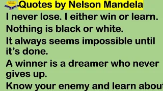 Top 10 Inspiring Quotes by Nelson Mandela | Life Changing Quotes | Nelson Mandela | Quotes of Life