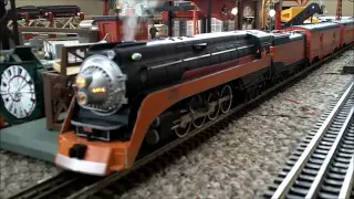 MTH Railking Norfolk+Western J Class and Southern Pacific GS4