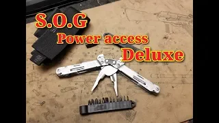 SOG PowerAccess deluxe unboxing