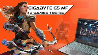 Gigabyte G5 MF (2023) Gaming Benchmarks: 40 Games Tested (i5-12500H, RTX 4050)