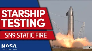 Starship SN9 Full Duration Static Fire